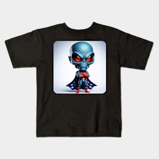 Martian Alien Caricature #5 Kids T-Shirt